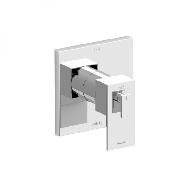 Plaque de finition thermostatique KUBIK